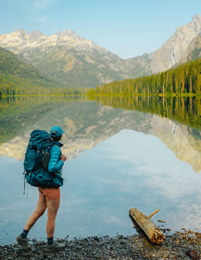 Backpacking as a women in the Alpine Lakes Wilderness