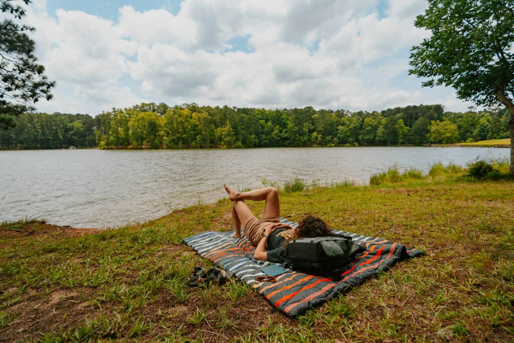Relaxing at Lake Greenwood State Park