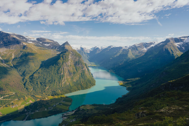 Klovane Hike in Olden Norway