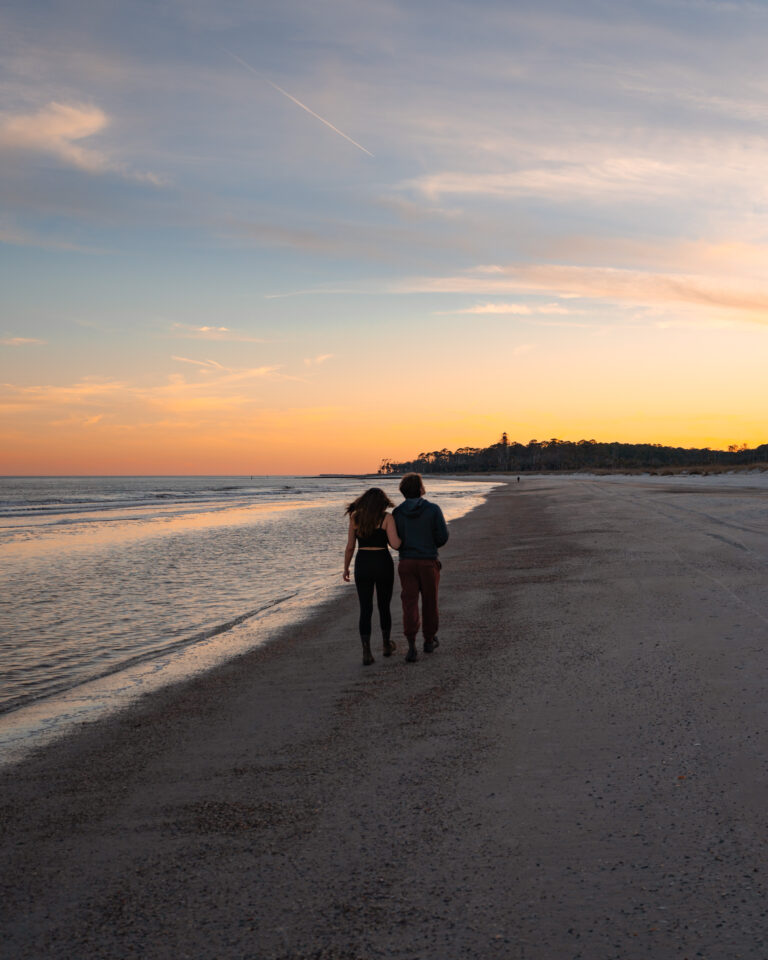 Beach Sunset on Hunting Island