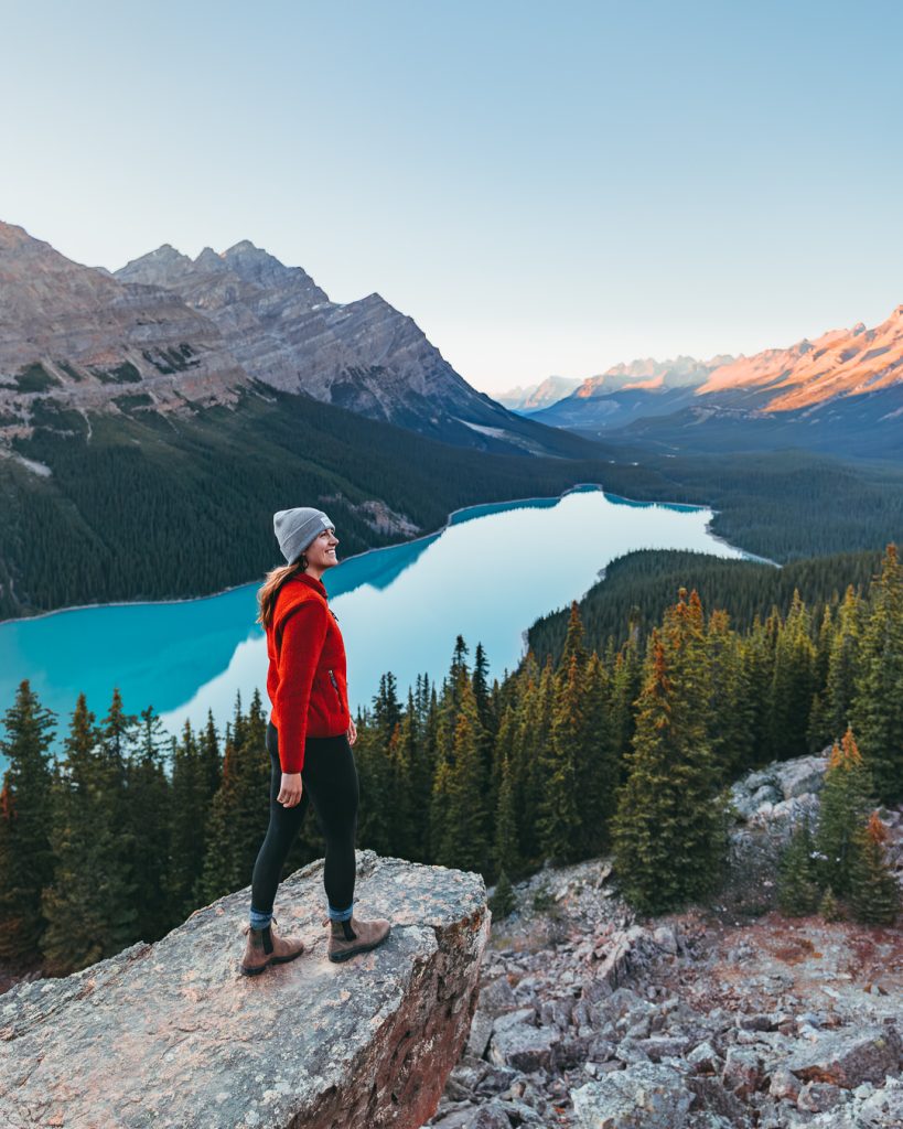 Fall outfit for hiking