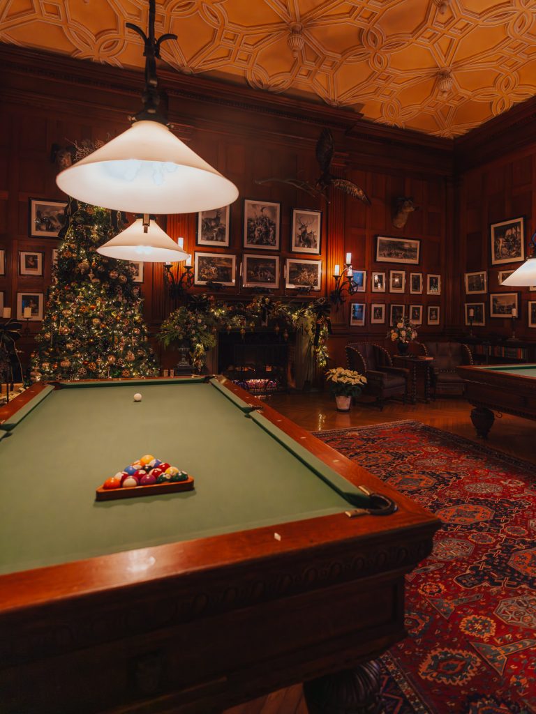 Billiards Room at the Biltmore Estate