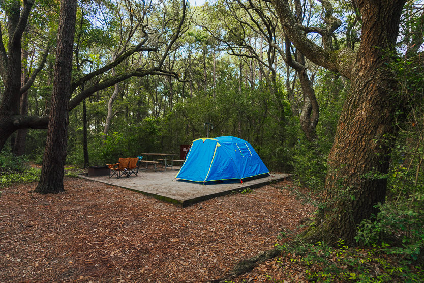 walk-in campsite