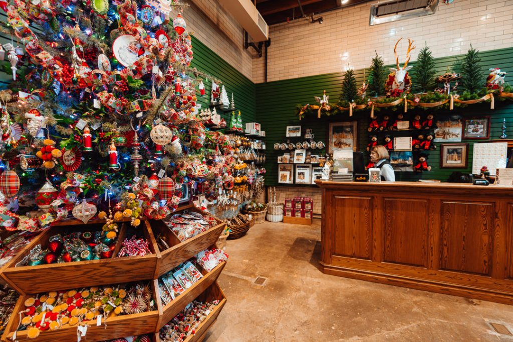 Christmas Shopping at the Biltmore Estate village